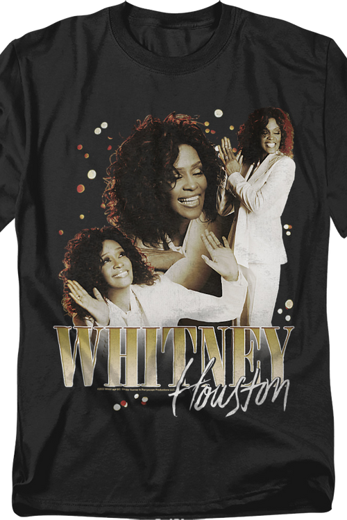 Retro Collage Whitney Houston T-Shirt