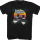 Retro DeLorean And Sunset Back To The Future T-Shirt thumbnail