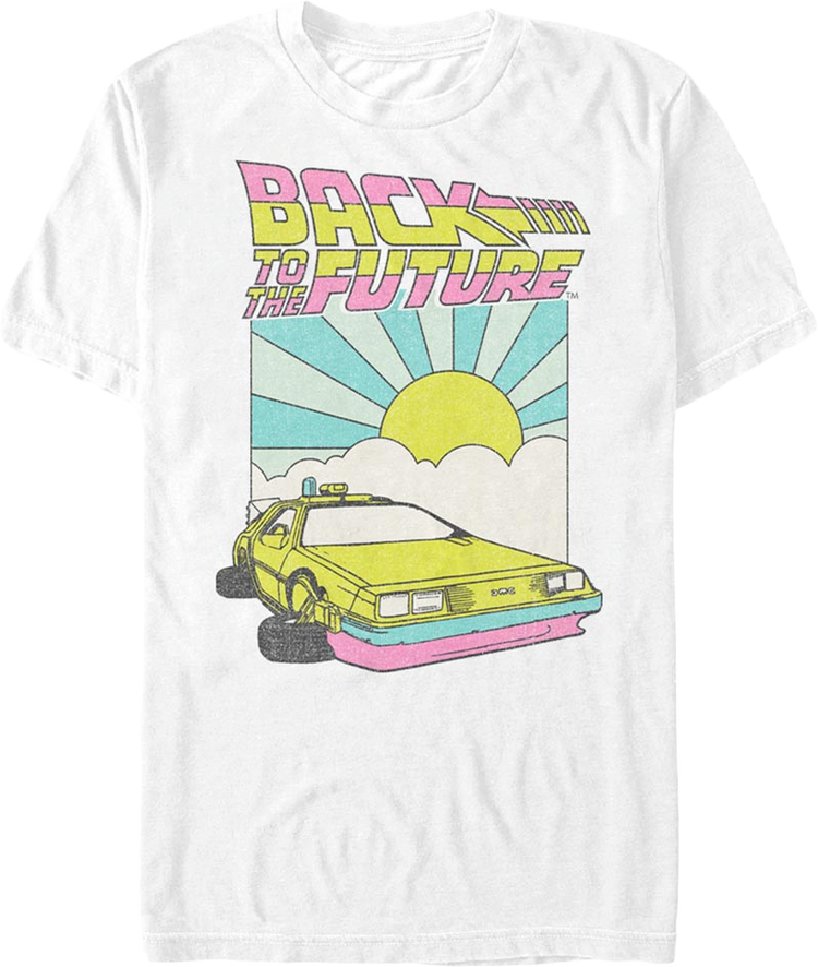 Retro DeLorean Sunshine Back To The Future T-Shirt