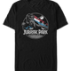 Retro Dinosaur Circle Jurassic Park T-Shirt thumbnail