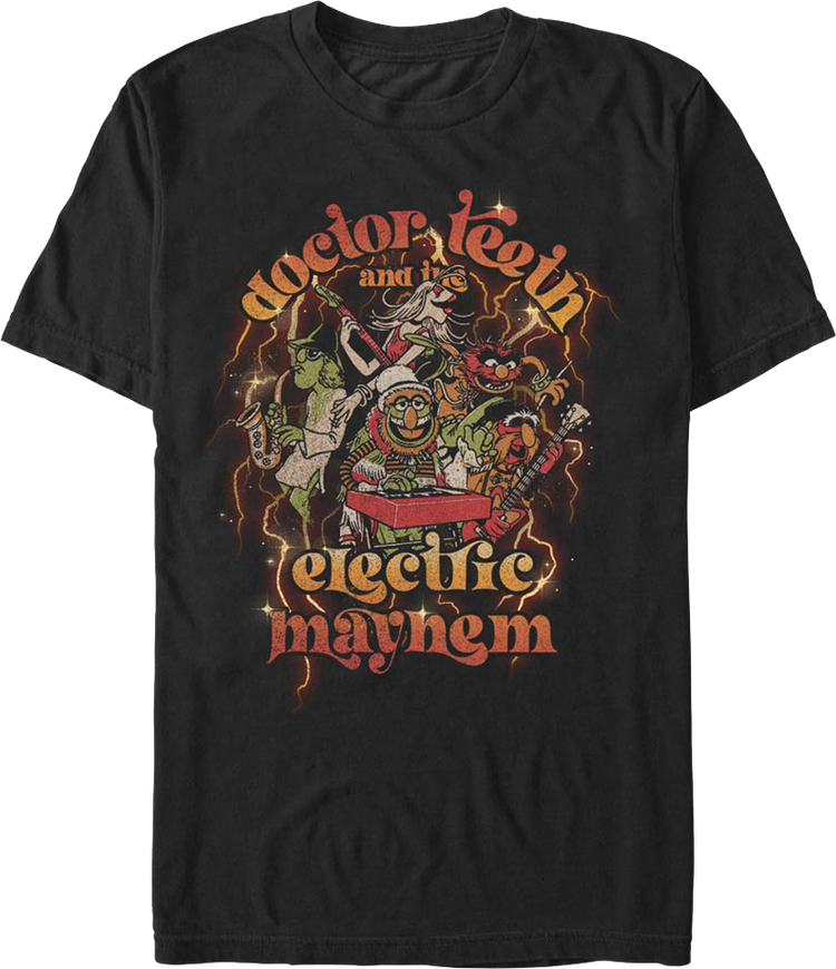 Retro Doctor Teeth And The Electric Mayhem Muppets T-Shirt