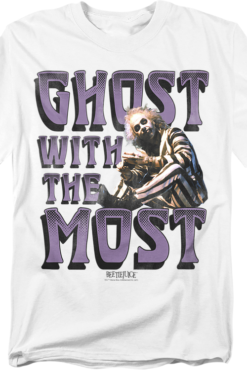 Retro Ghost With The Most Beetlejuice T-Shirt