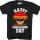 Retro Happy Groundhog Day T-Shirt thumbnail