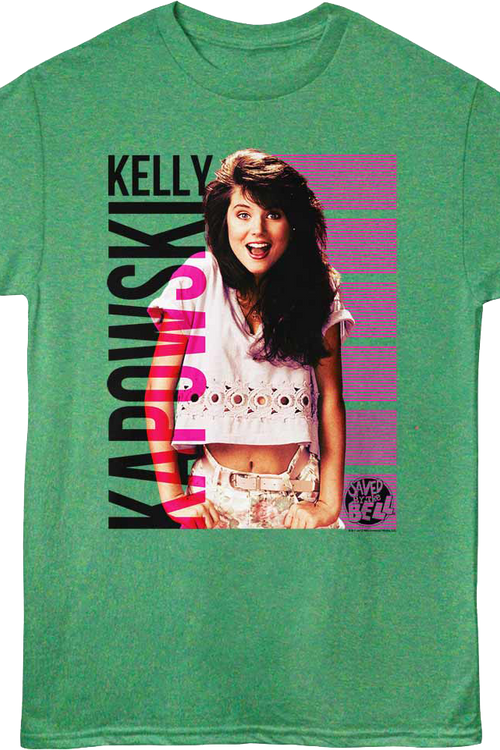 Retro Kelly Kapowski Photo Saved By The Bell T-Shirt