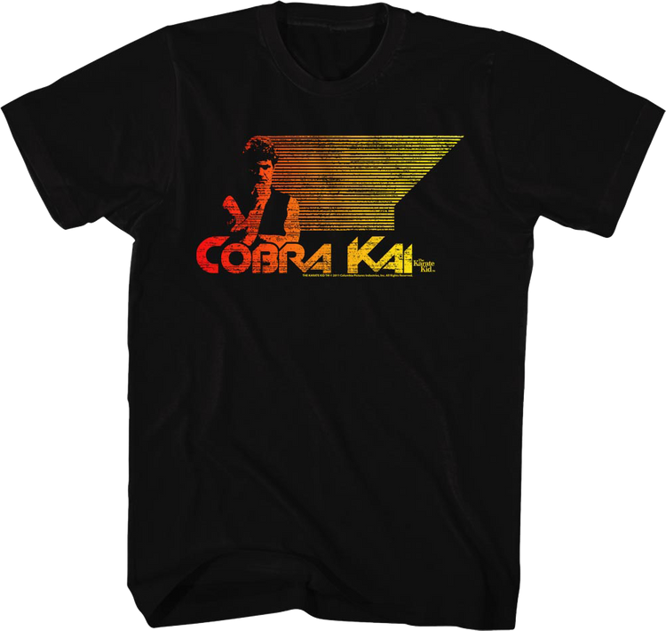 Retro Cobra Kai John Kreese Karate Kid T-Shirt