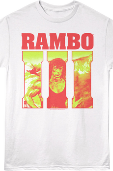 Retro Logo Rambo III T-Shirt
