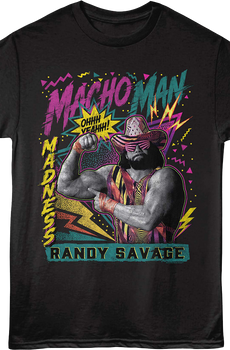 Retro Madness Macho Man Randy Savage T-Shirt