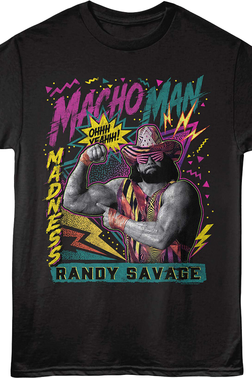 Retro Madness Macho Man Randy Savage T-Shirt