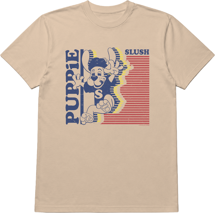 Retro Mascot Chilly Dog Slush Puppie T-Shirt