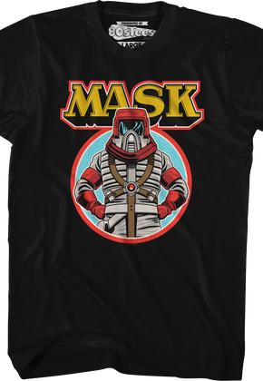 Retro Matt Trakker Circle MASK T-Shirt