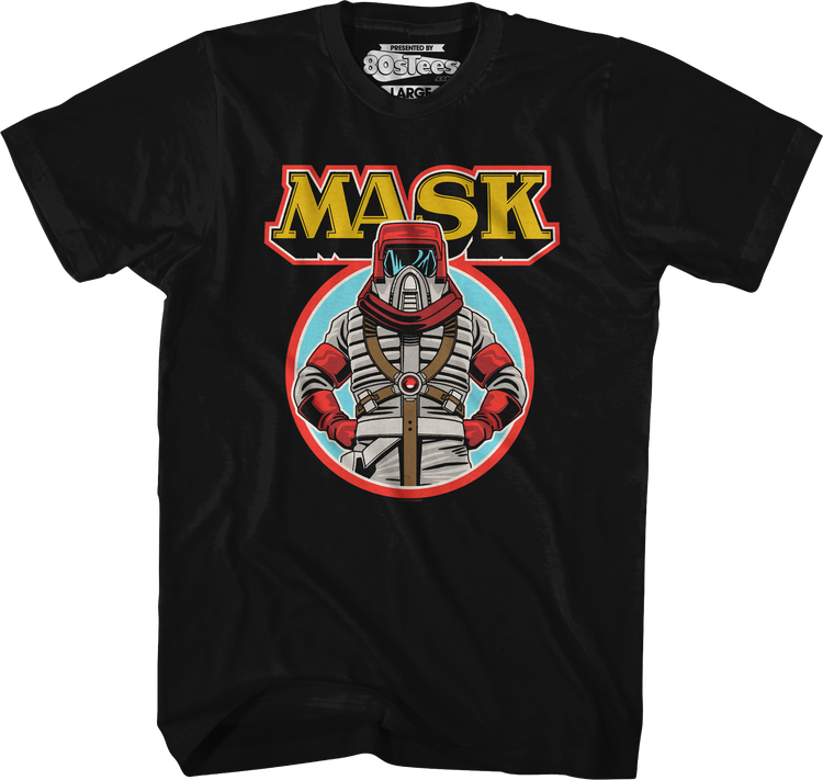 Retro Matt Trakker Circle MASK T-Shirt