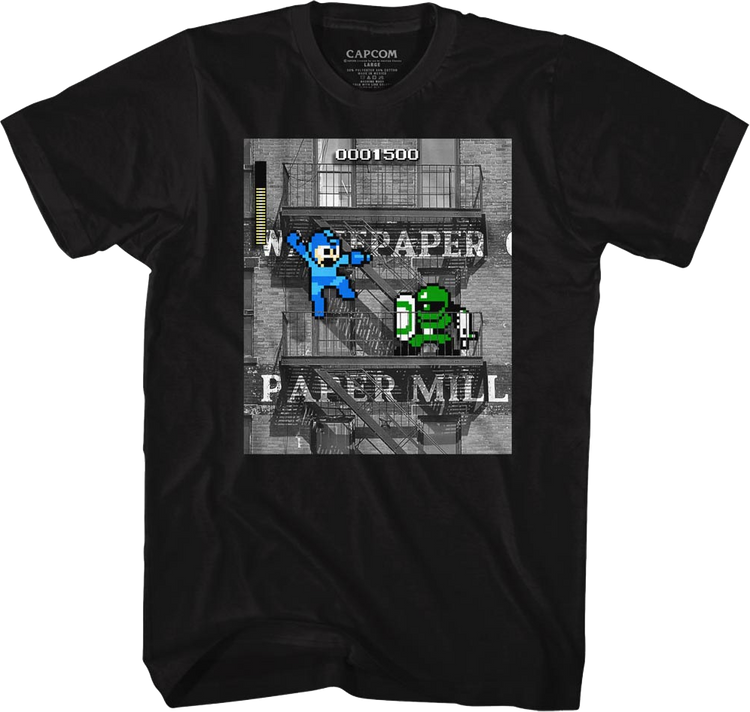 Paper Mill Mega Man T-Shirt