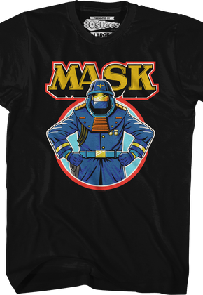 Retro Miles Mayhem Circle MASK T-Shirt