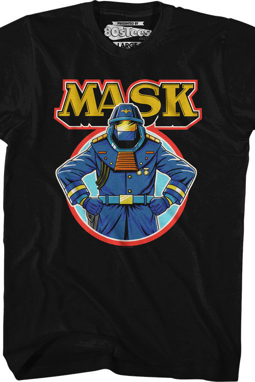 Retro Miles Mayhem Circle MASK T-Shirt