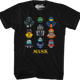 Retro Nine Masks MASK T-Shirt thumbnail
