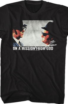 Retro On A Mission From God Blues Brothers T-Shirt