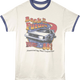 Retro Powered By Flux Capacitor Back To The Future Ringer Shirt thumbnail