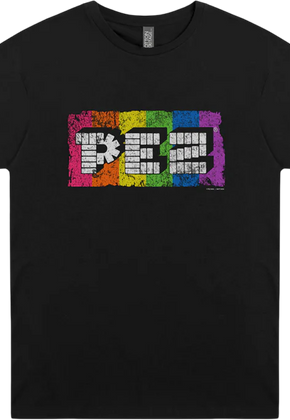 Retro Rainbow Logo PEZ T-Shirt