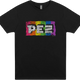 Retro Rainbow Logo PEZ T-Shirt thumbnail