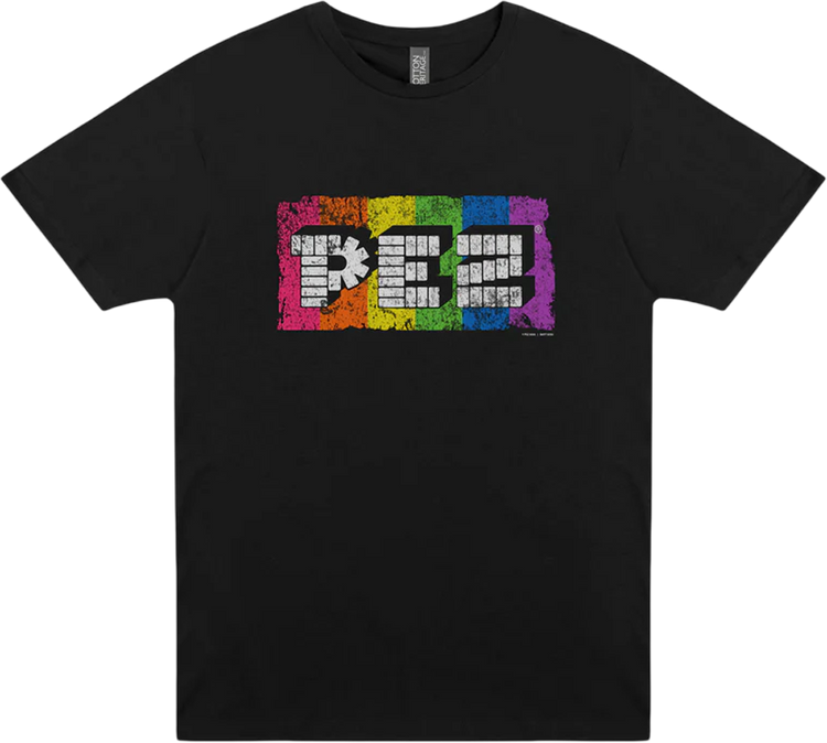 Retro Rainbow Logo PEZ T-Shirt