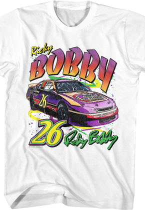 Retro Ricky Bobby Autograph Talladega Nights T-Shirt