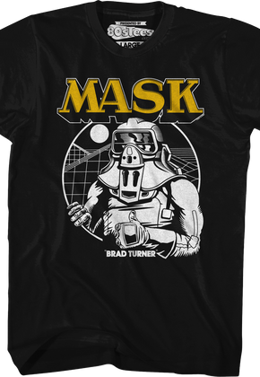 Retro Simple Brad Turner MASK T-Shirt