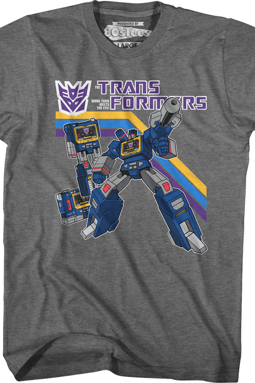 Retro Soundwave Collage Transformers T-Shirt