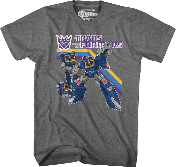 Retro Soundwave Collage Transformers T-Shirt