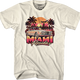 Retro Sunset & Car Miami Florida T-Shirt thumbnail