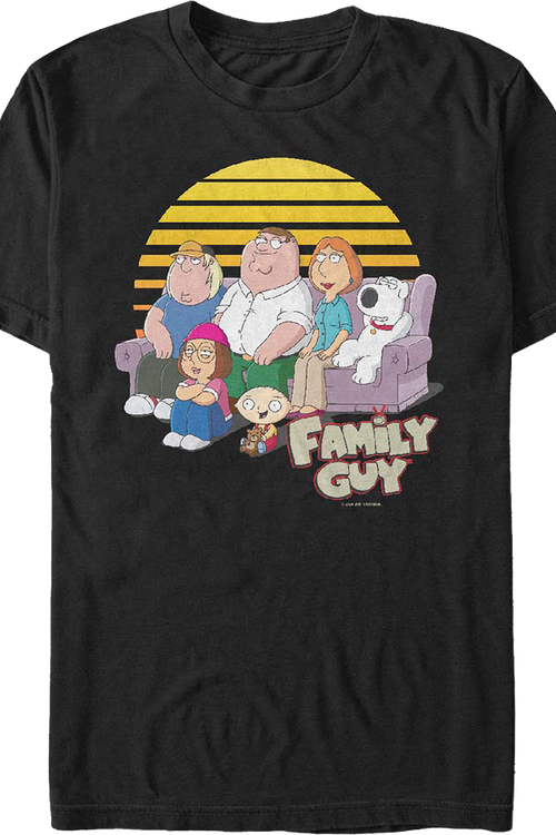 Retro Sunset Family Guy T-Shirt