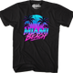 Retro Sunset Miami Beach T-Shirt thumbnail