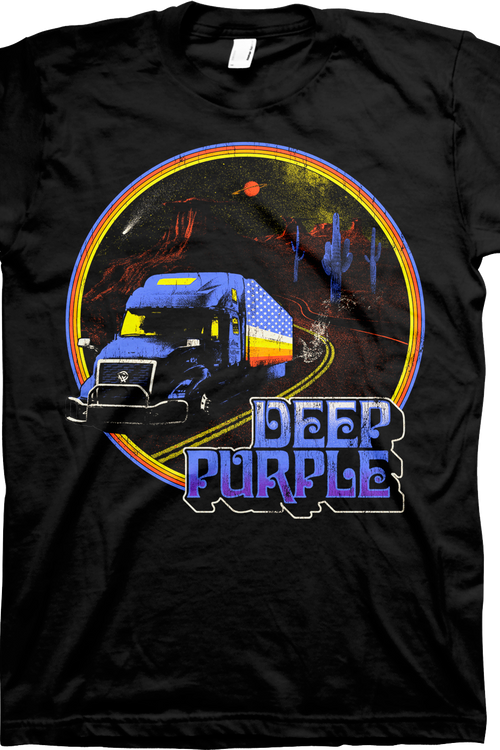 Retro Truck Deep Purple T-Shirt