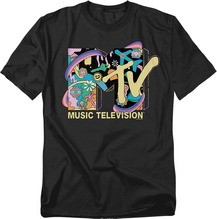 Retro Vacation Logo MTV T-Shirt