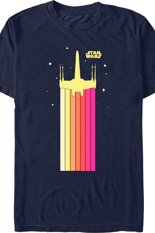 Retro X-Wing Trails Star Wars T-Shirt