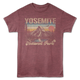 Retro Landscape Yosemite National Park T-Shirt thumbnail