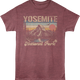 Retro Landscape Yosemite National Park T-Shirt thumbnail