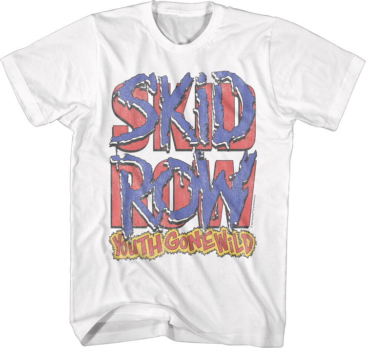 Retro Youth Gone Wild Skid Row T-Shirt