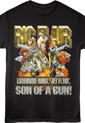 Limousine Ridin' Jet Flyin' Son Of A Gun Ric Flair T-Shirt