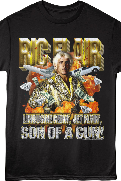 Limousine Ridin' Jet Flyin' Son Of A Gun Ric Flair T-Shirt