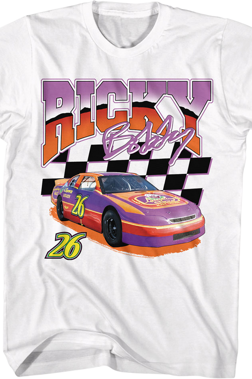Ricky Bobby Checkered Flag Talladega Nights T-Shirt