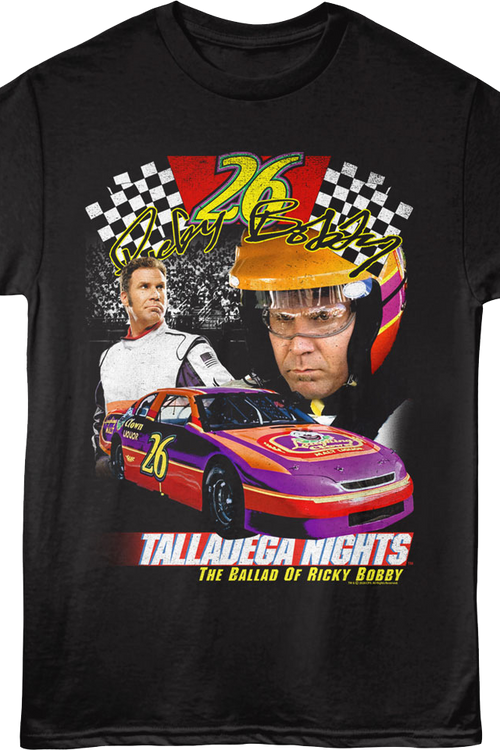 Ricky Bobby Laughing Clown Collage Talladega Nights T-Shirt