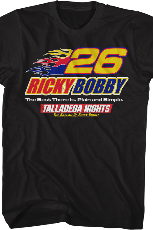 Ricky Bobby The Best There Is Talladega Nights T-Shirt