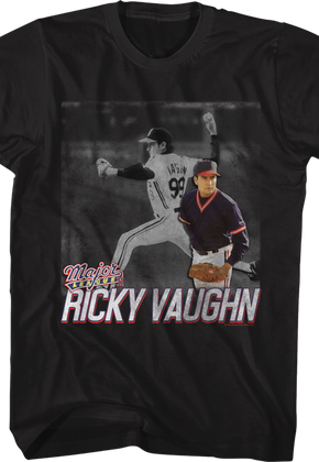 Ricky Vaughn Pitching Major League T-Shirt