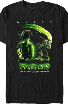 Ripley & Xenomorph Poster Alien T-Shirt