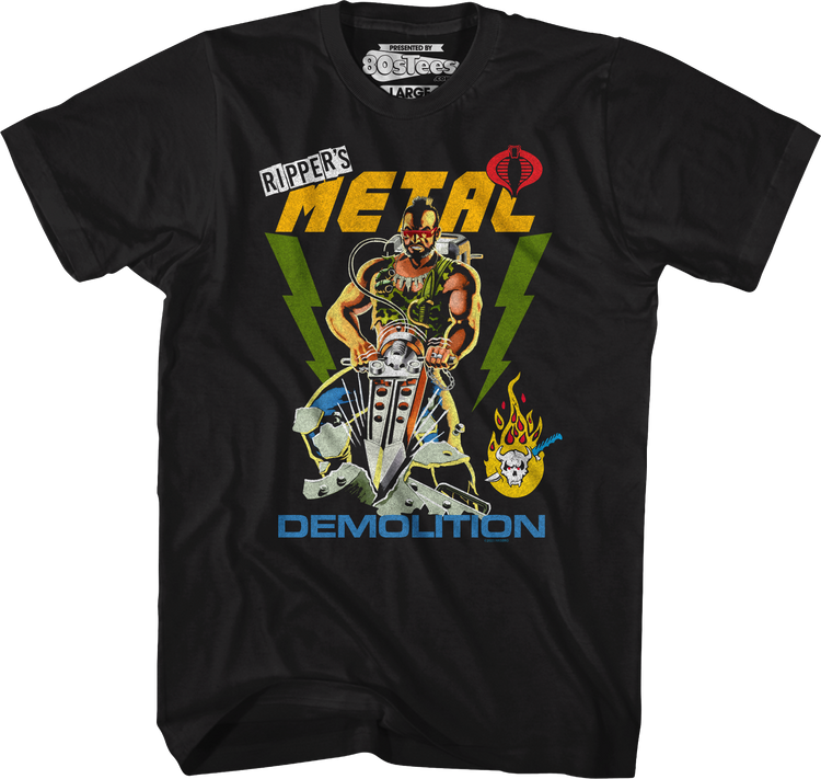 Ripper's Metal Demolition GI Joe T-Shirt