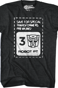 Robot Points Transformers T-Shirt