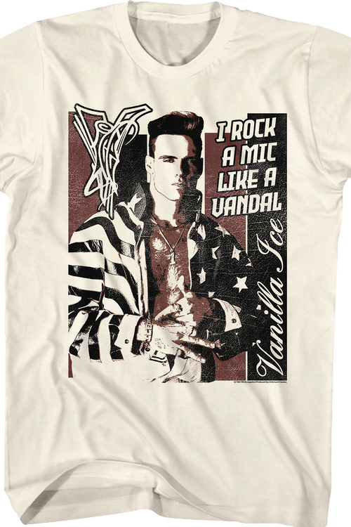 Rock A Mic Like A Vandal Vanilla Ice T-Shirt