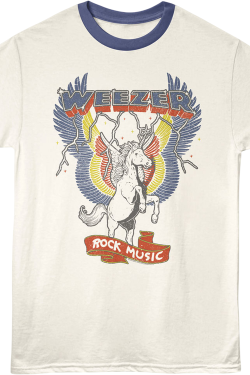 Rock Music Weezer Ringer Shirt