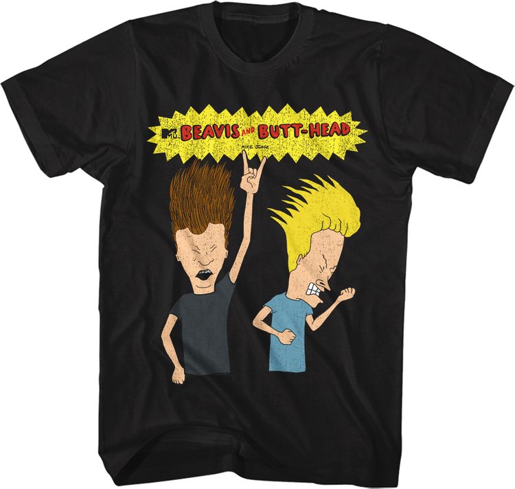 Rockin' Out Beavis And Butt-Head T-Shirt