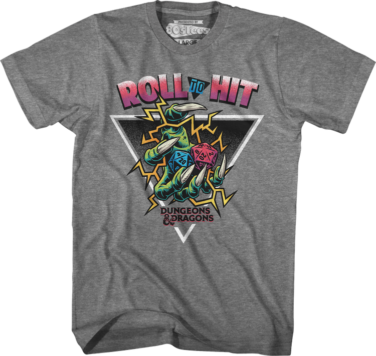 Roll To Hit Dungeons & Dragons T-Shirt